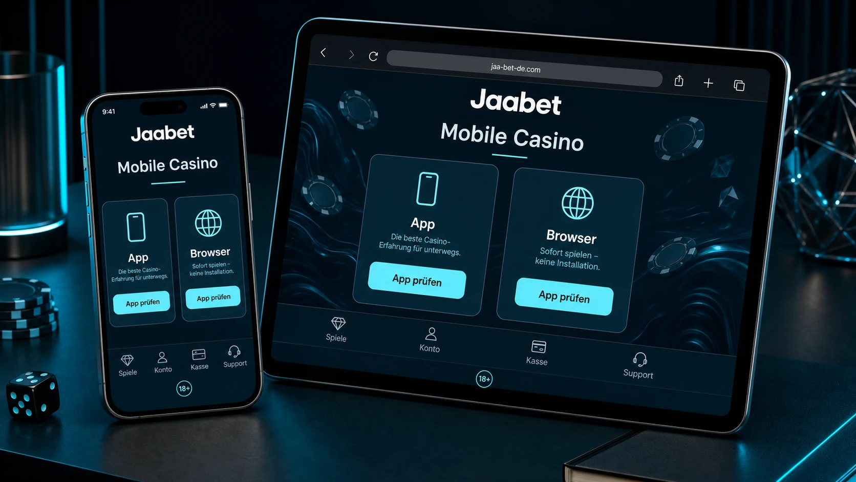 Gibt es eine Jaabet Casino App?