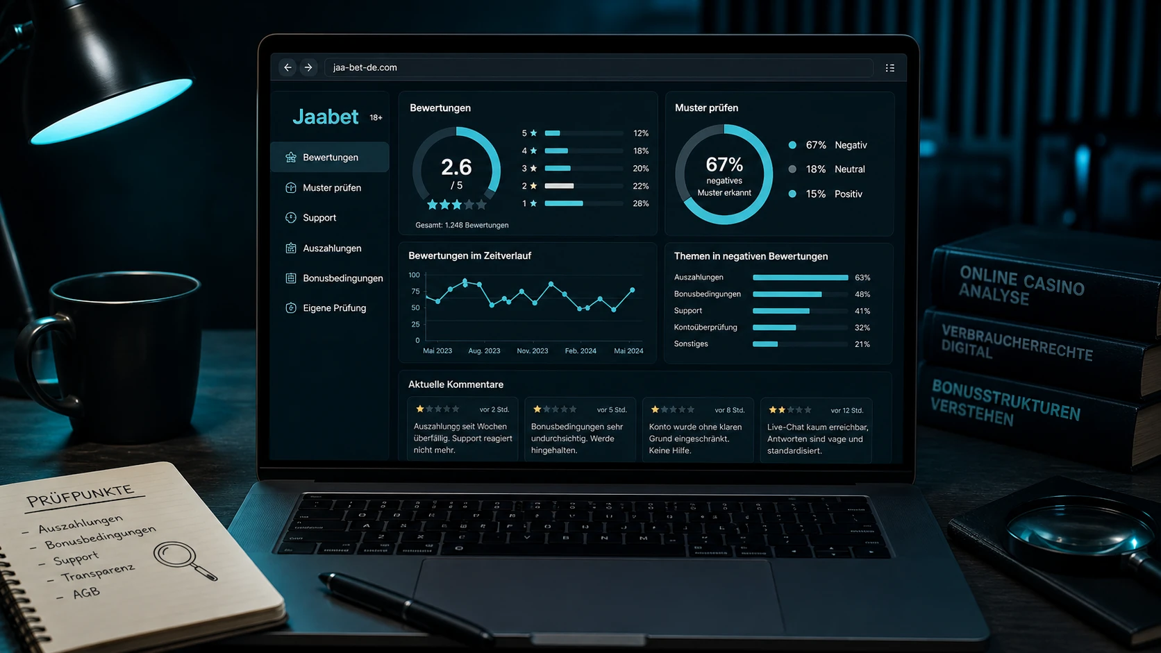 Jaabet Trustpilot und Nutzerbewertungen